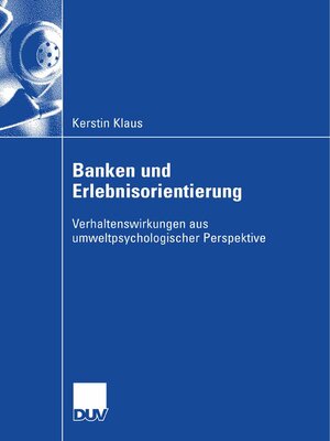 cover image of Banken und Erlebnisorientierung